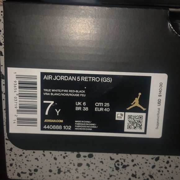 Air Jordan 5s fire red Og - Picture 8 of 8